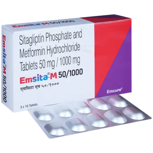 Emsita M 50mg/1000mg Tablet